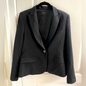 Theory Maternity Black Suit, size 6 jacket, size 2 pants